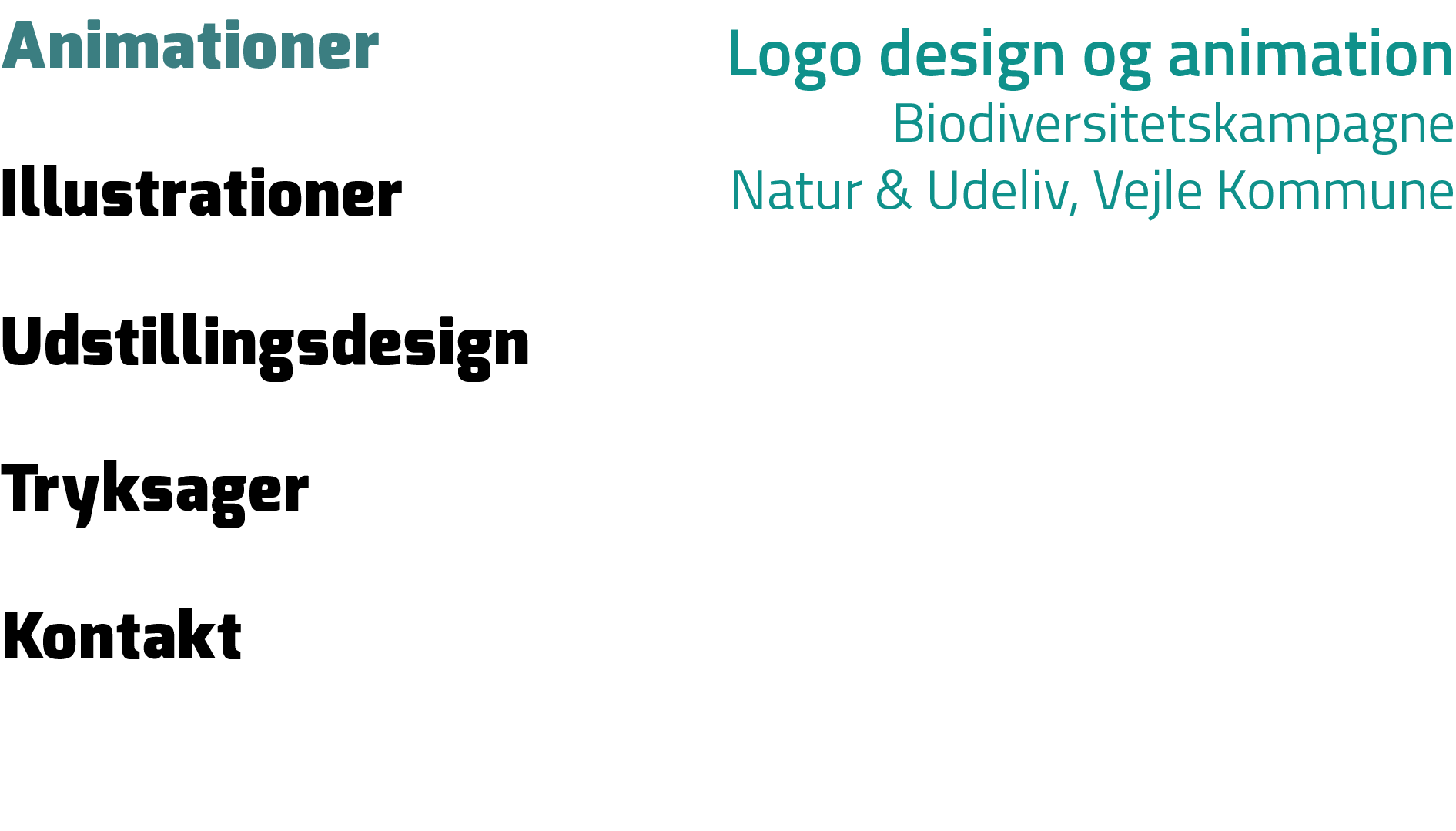 Udstillingsdesign,Animationer,Illustrationer,Tryksager,Kontakt,Logo design og animation Biodiversitetskampagne Natur ...